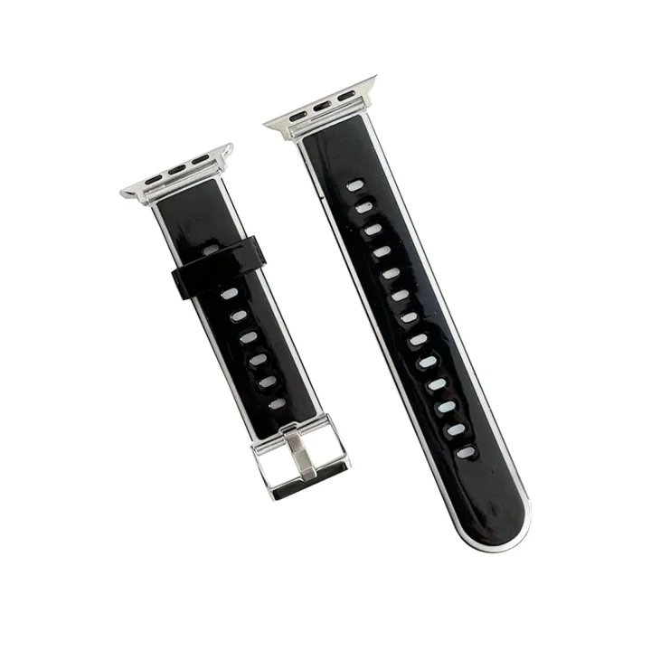 Mey İthalat®  Watch 45mm Jelly Silikon Kordon - Siyah