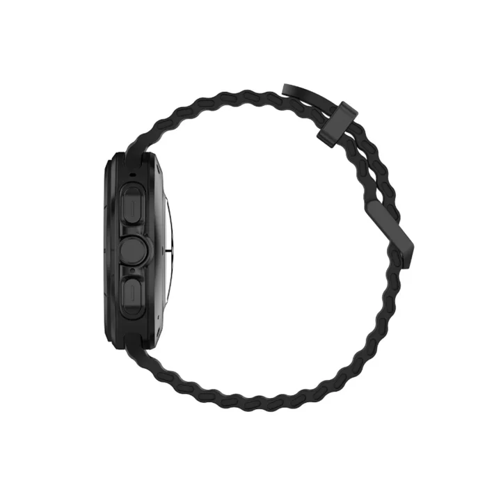 Mey İthalat®  Watch 7 Ultra KR417 Rug Silikon Kordon - Siyah