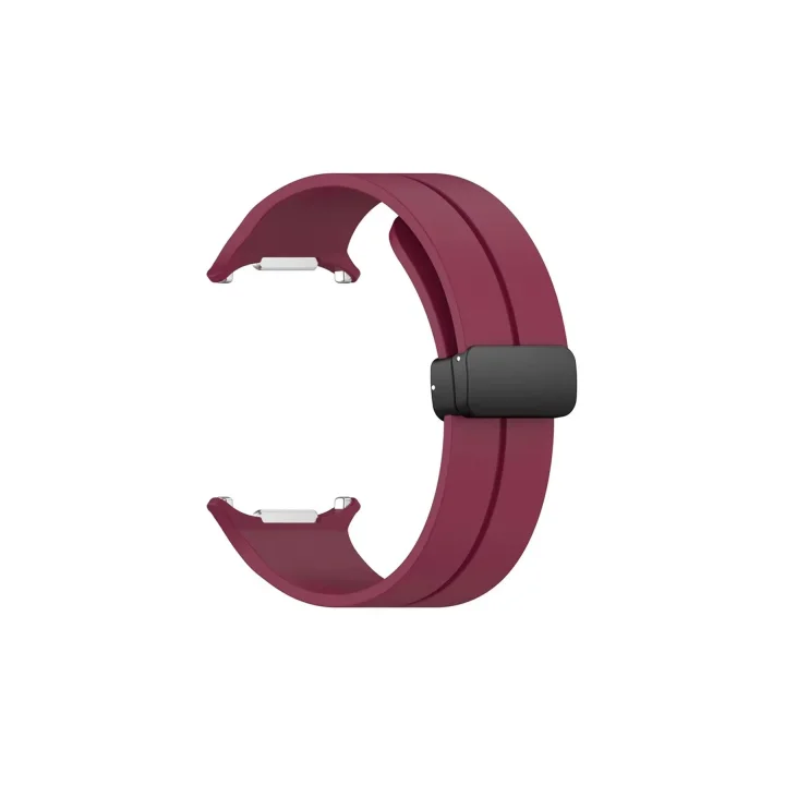 Mey İthalat®  Watch 7 Ultra KR418 Tender Silikon Kordon - Bordo