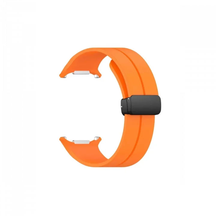 Mey İthalat®  Watch 7 Ultra KR418 Tender Silikon Kordon - Turuncu