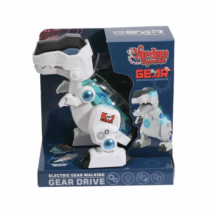 Mey İthalat® WE-K-1A Müzikli ve Işıklı Robot Dinazor -Vardem