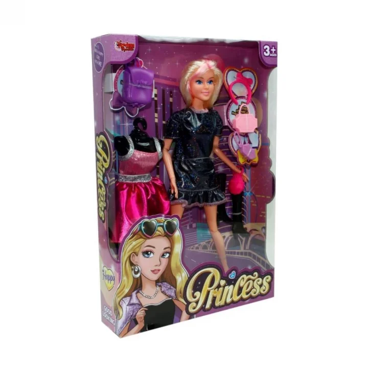 Mey İthalat® WG-66813 Yedek Elbiseli Bebek 29 cm - Vardem Oyuncak