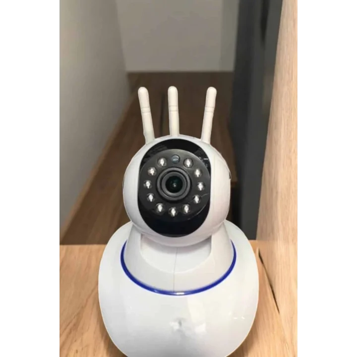 Mey İthalat® Wifi Kamerası Çift Yönlü Bebek Güvenlik Kamerası Gece Görüşlü