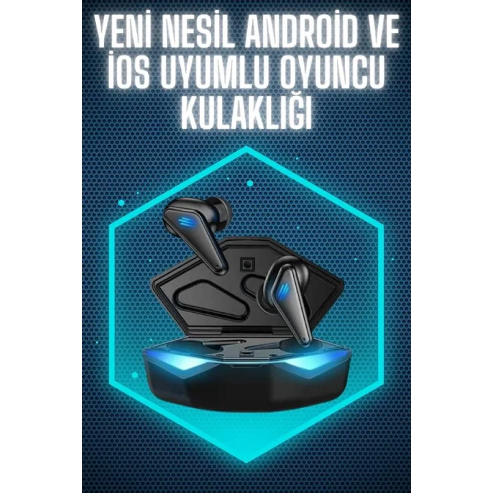 Mey İthalat® Wireless Gaming Kulaklık Mikrofonlu Bluetooth  Kulaklığı