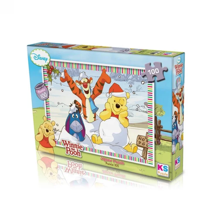 Mey İthalat® WN714  , Winnie The Pooh, 100 Parça Puzzle