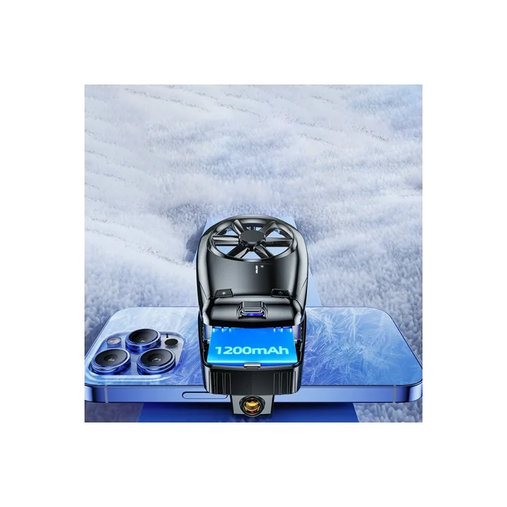 Mey İthalat®  X110 Radyatör Telefon Soğutucu Fan - Siyah