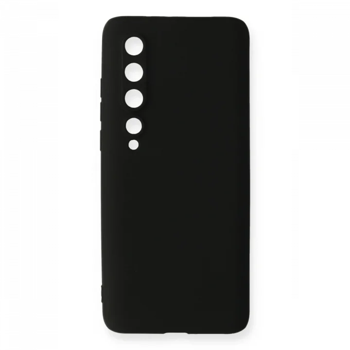 Mey İthalat®  Xiaomi Mi 10 Kılıf First Silikon - Siyah