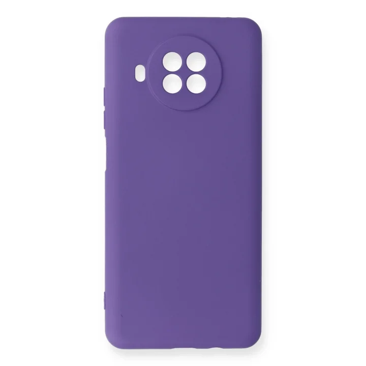 Mey İthalat®  Xiaomi Mi 10T Lite Kılıf Nano içi Kadife Silikon - Mor