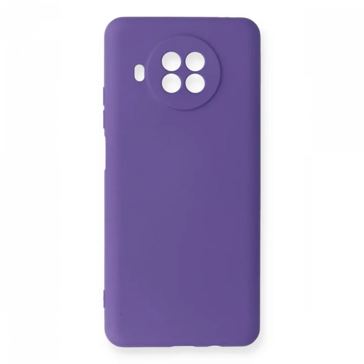 Mey İthalat®  Xiaomi Mi 10T Lite Kılıf Nano içi Kadife Silikon - Mor