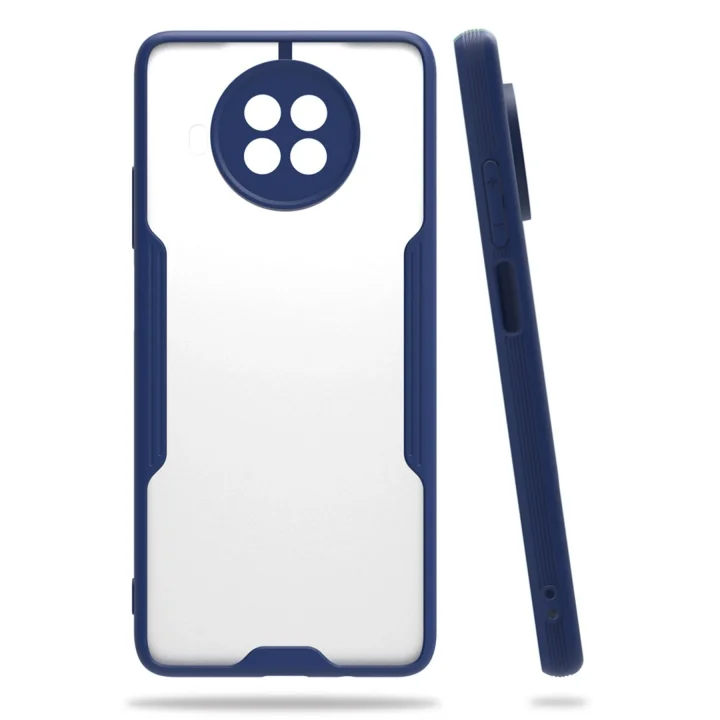 Mey İthalat®  Xiaomi Mi 10T Lite Kılıf Platin Silikon - Lacivert