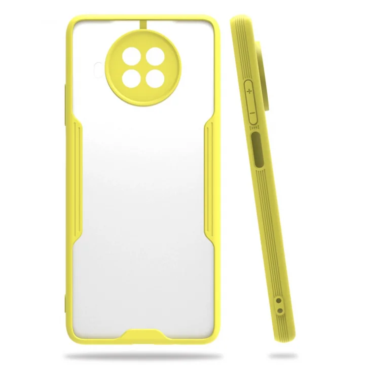 Mey İthalat®  Xiaomi Mi 10T Lite Kılıf Platin Silikon - Sarı
