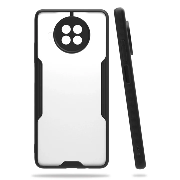 Mey İthalat®  Xiaomi Mi 10T Lite Kılıf Platin Silikon - Siyah