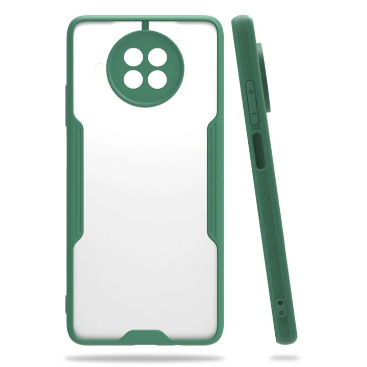 Mey İthalat®  Xiaomi Mi 10T Lite Kılıf Platin Silikon - Yeşil