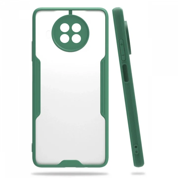 Mey İthalat®  Xiaomi Mi 10T Lite Kılıf Platin Silikon - Yeşil