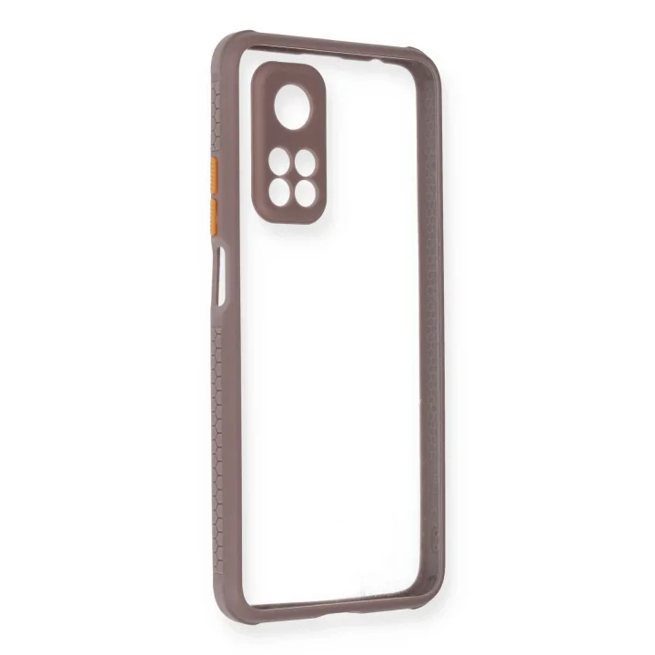 Mey İthalat®  Xiaomi Mi 10T Pro Kılıf Miami Şeffaf Silikon - Açık Mor
