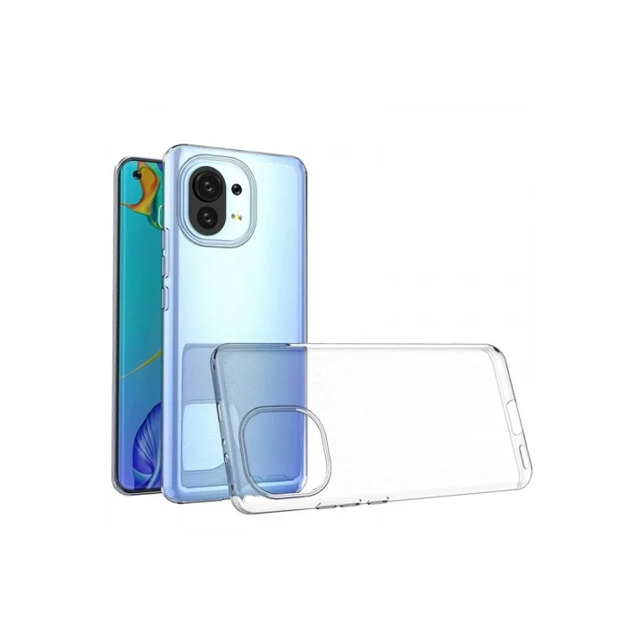 Mey İthalat®  Xiaomi Mi 11 Kılıf Lüx Şeffaf Silikon