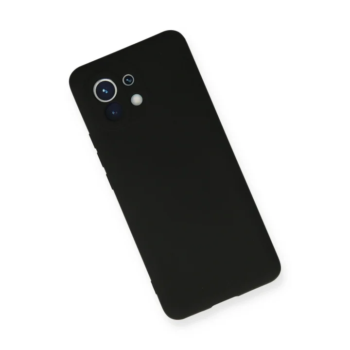 Mey İthalat®  Xiaomi Mi 11 Kılıf Nano içi Kadife Silikon - Siyah