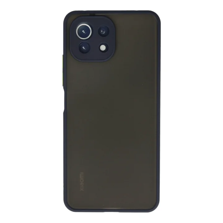 Mey İthalat®  Xiaomi Mİ 11 Lite Kılıf Montreal Silikon Kapak - Lacivert
