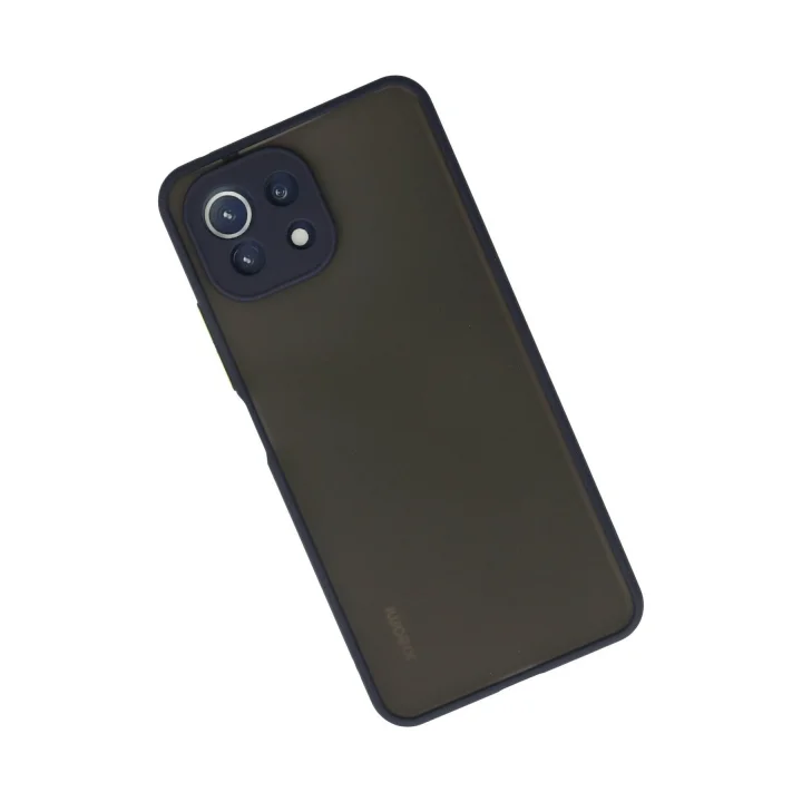 Mey İthalat®  Xiaomi Mİ 11 Lite Kılıf Montreal Silikon Kapak - Lacivert