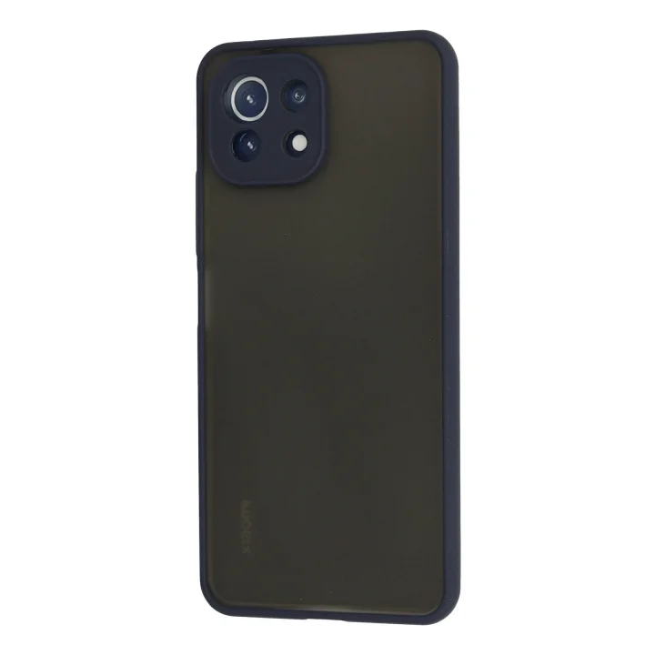 Mey İthalat®  Xiaomi Mİ 11 Lite Kılıf Montreal Silikon Kapak - Lacivert