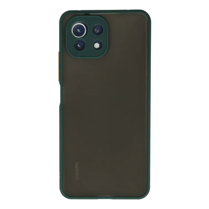 Mey İthalat®  Xiaomi Mİ 11 Lite Kılıf Montreal Silikon Kapak - Yeşil