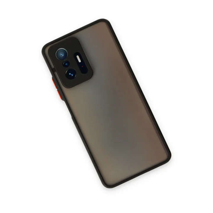 Mey İthalat®  Xiaomi Mi 11T Pro Kılıf Montreal Silikon Kapak - Siyah