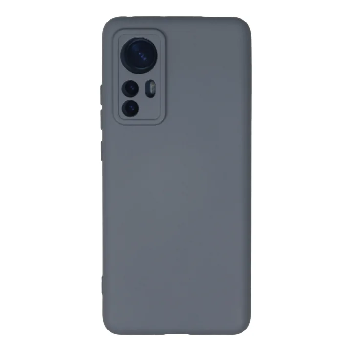 Mey İthalat®  Xiaomi Mi 12 Kılıf Nano içi Kadife Silikon - Gri
