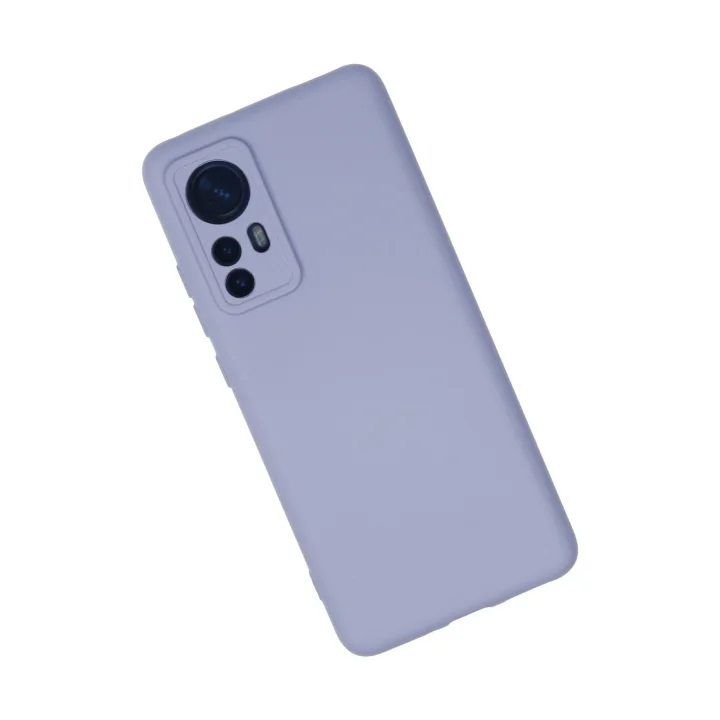 Mey İthalat®  Xiaomi Mi 12 Kılıf Nano içi Kadife Silikon - Lila