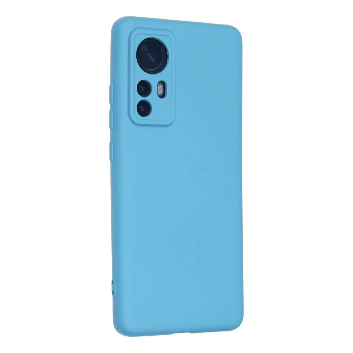 Mey İthalat®  Xiaomi Mi 12 Kılıf Nano içi Kadife Silikon - Mavi
