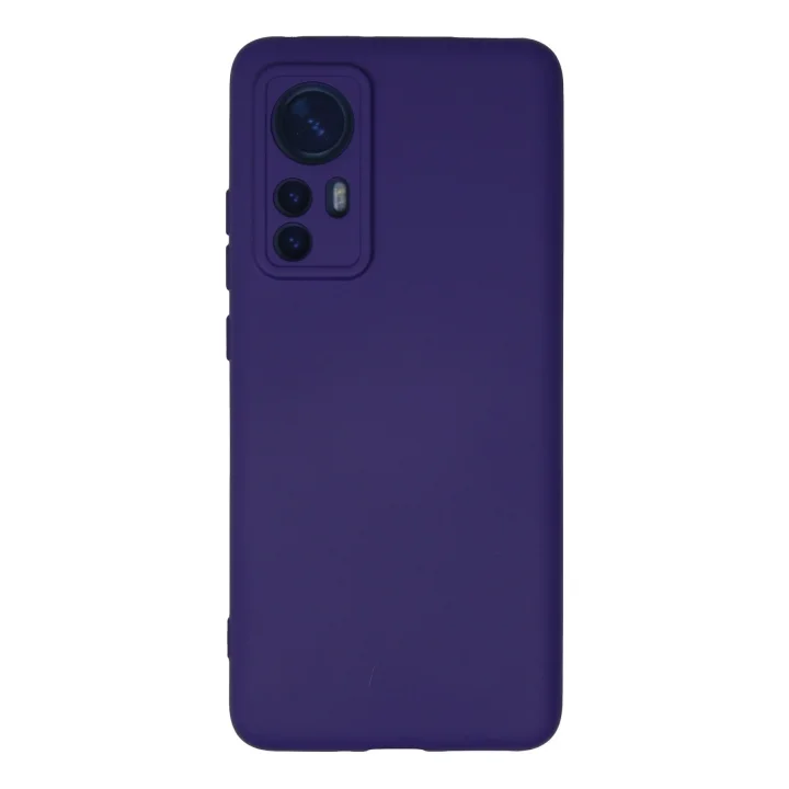 Mey İthalat®  Xiaomi Mi 12 Kılıf Nano içi Kadife Silikon - Mor