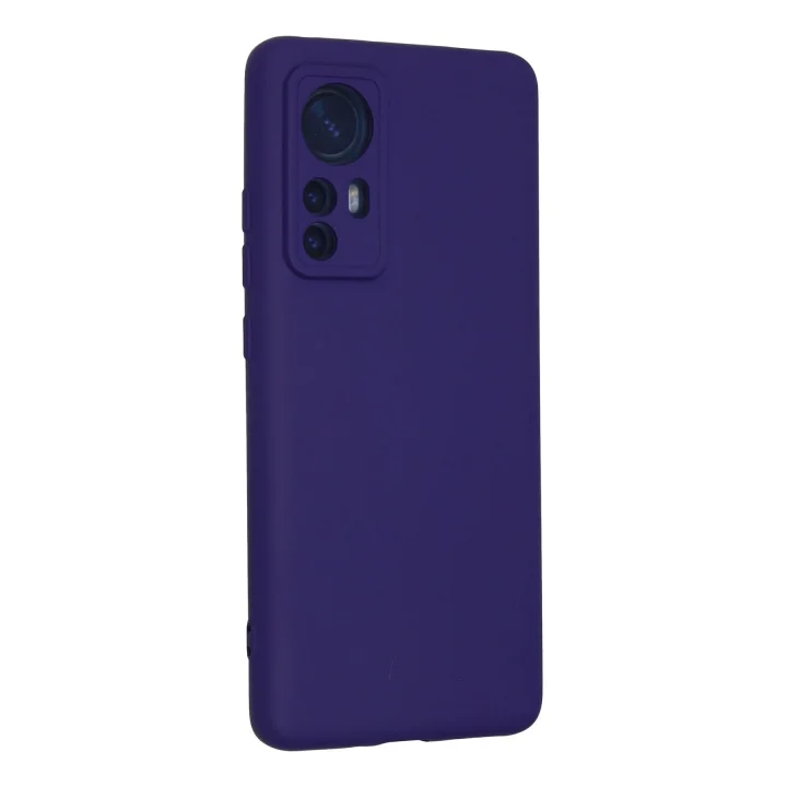 Mey İthalat®  Xiaomi Mi 12 Kılıf Nano içi Kadife Silikon - Mor