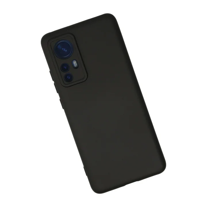 Mey İthalat®   Mi 12 Kılıf Nano içi Kadife Silikon - Siyah