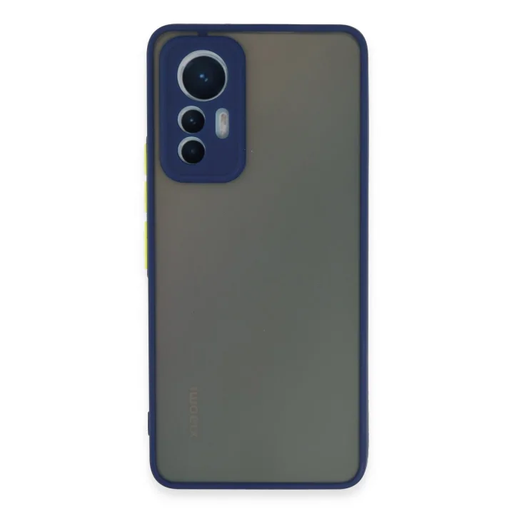Mey İthalat®  Xiaomi Mi 12 Lite Kılıf Montreal Silikon Kapak - Lacivert