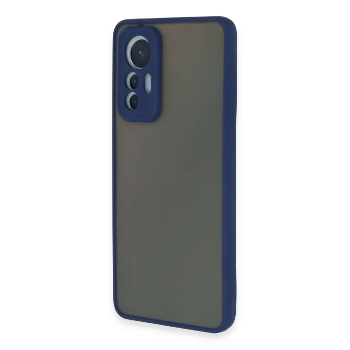 Mey İthalat®  Xiaomi Mi 12 Lite Kılıf Montreal Silikon Kapak - Lacivert