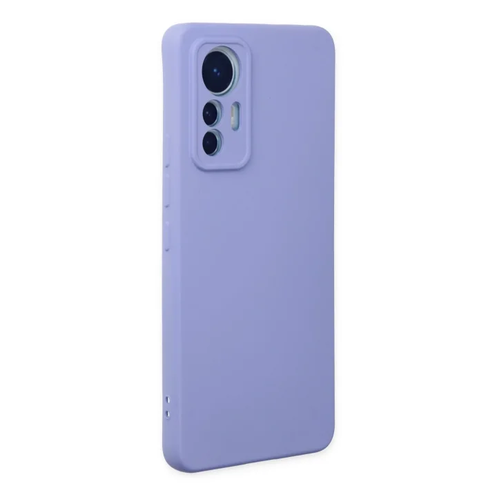 Mey İthalat®   Mi 12 Lite Kılıf Nano içi Kadife Silikon - Lila
