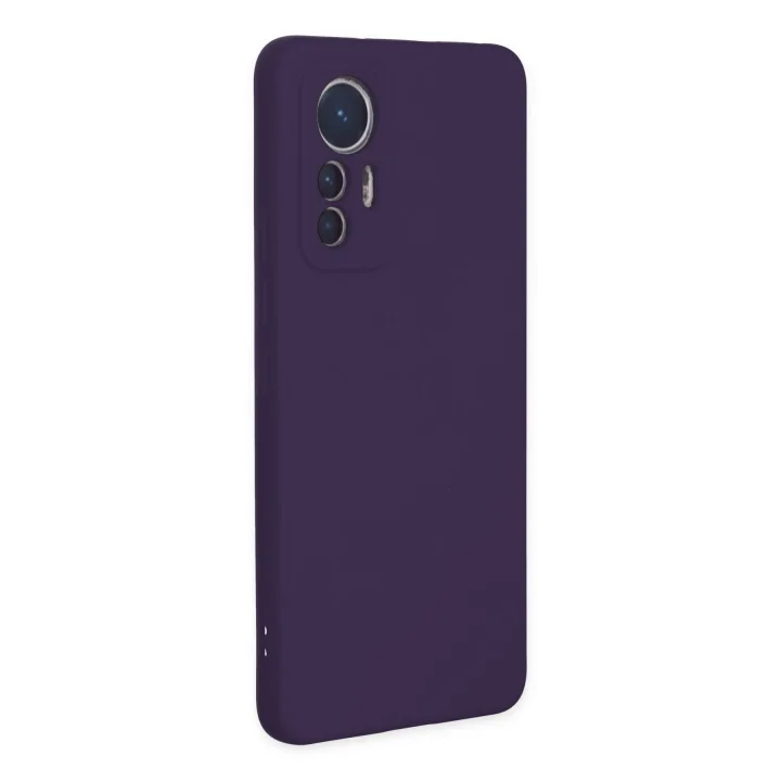 Mey İthalat®   Mi 12 Lite Kılıf Nano içi Kadife Silikon - Mor