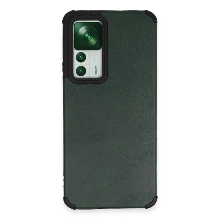 Mey İthalat®  Xiaomi Mi 12T Kılıf Loop Deri Silikon - Yeşil