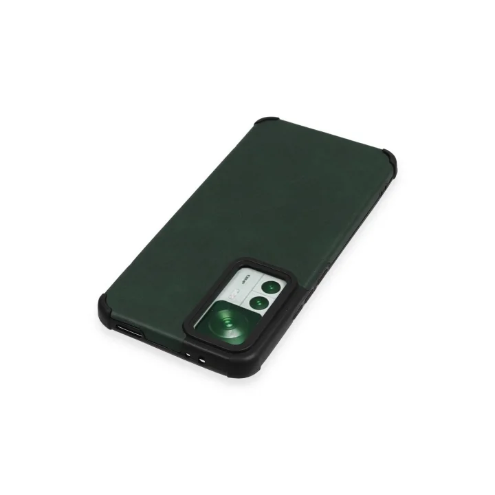 Mey İthalat®  Xiaomi Mi 12T Kılıf Loop Deri Silikon - Yeşil