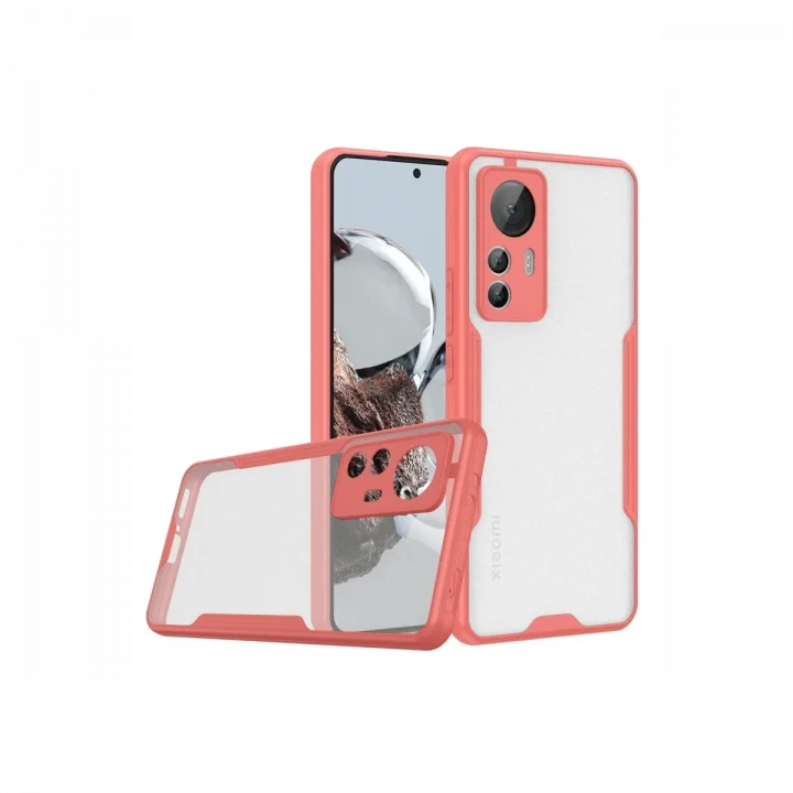 Mey İthalat®   Mi 12T Kılıf Platin Silikon - Pembe