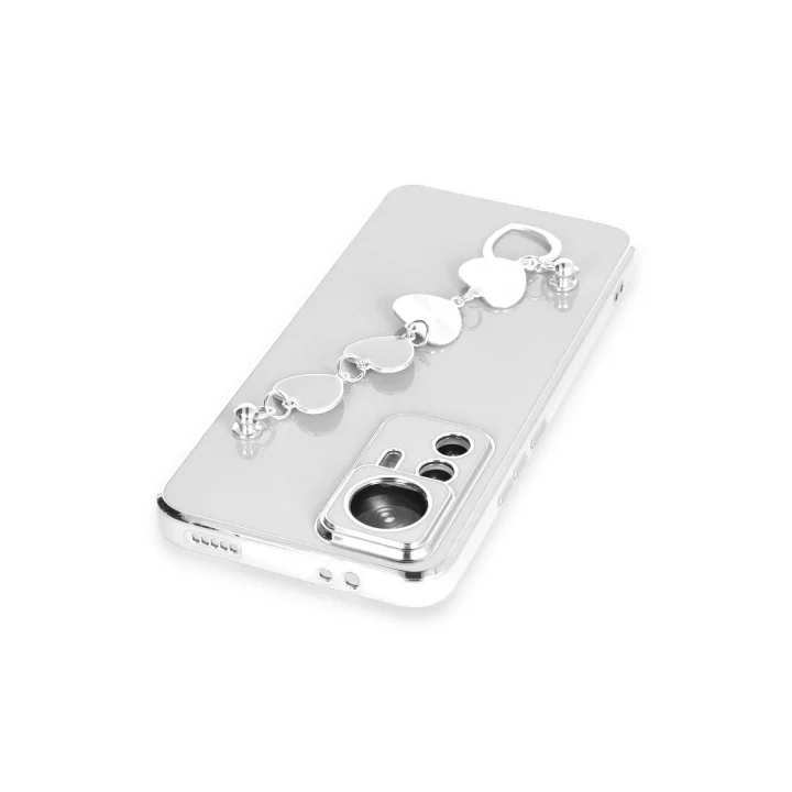 Mey İthalat®  Xiaomi Mi 12T Pro Kılıf Esila Silikon - Beyaz