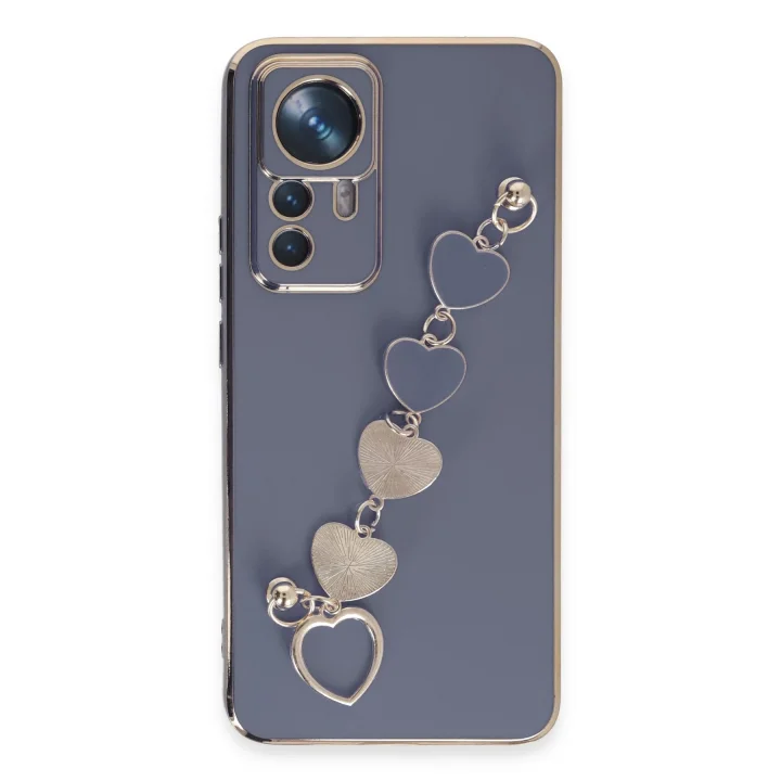 Mey İthalat®  Xiaomi Mi 12T Pro Kılıf Esila Silikon - Gri