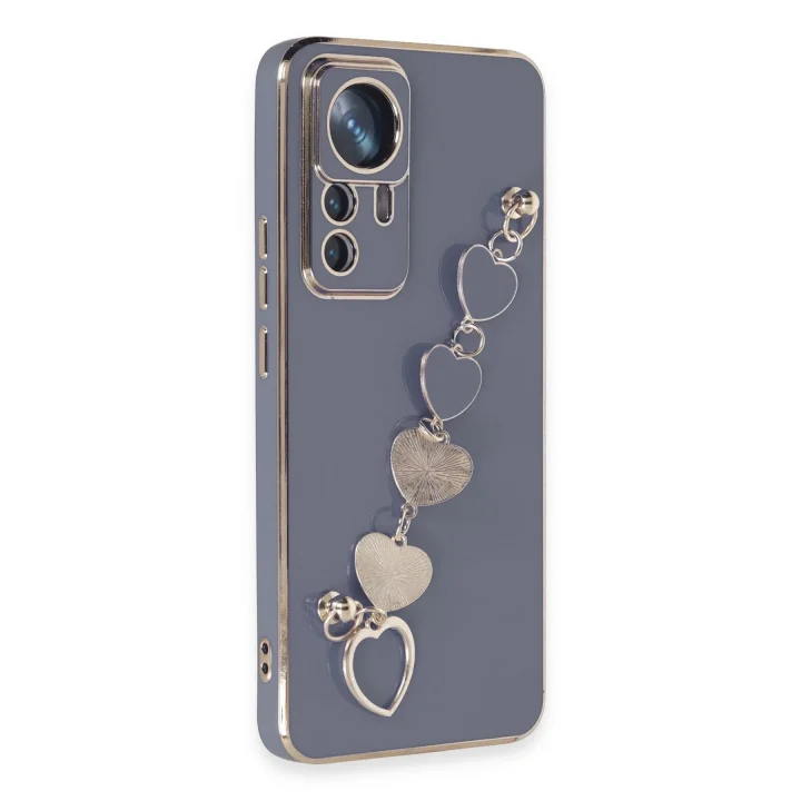 Mey İthalat®  Xiaomi Mi 12T Pro Kılıf Esila Silikon - Gri