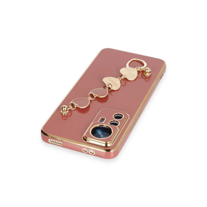 Mey İthalat®  Xiaomi Mi 12T Pro Kılıf Esila Silikon - Kırmızı