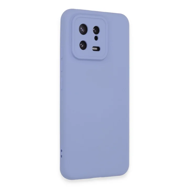 Mey İthalat®  Xiaomi Mi 13 Kılıf Nano içi Kadife Silikon - Lila