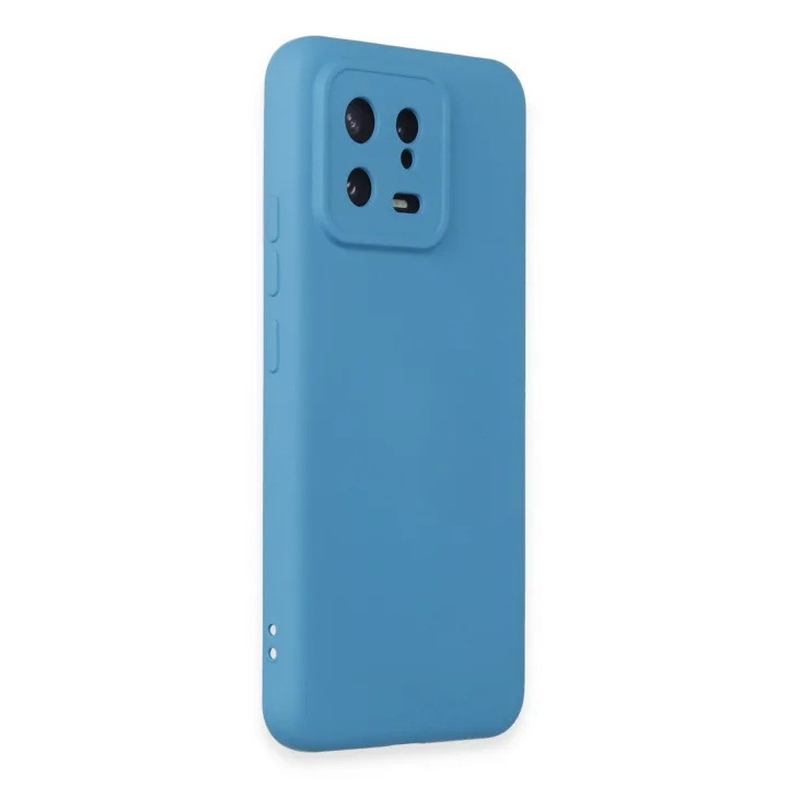 Mey İthalat®  Xiaomi Mi 13 Kılıf Nano içi Kadife Silikon - Mavi