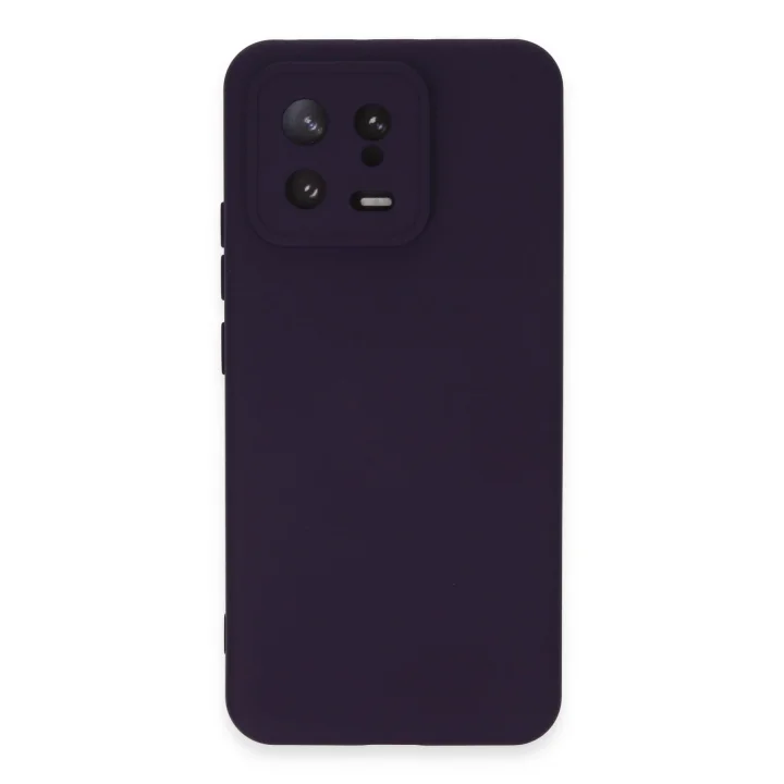 Mey İthalat®  Xiaomi Mi 13 Kılıf Nano içi Kadife Silikon - Mor