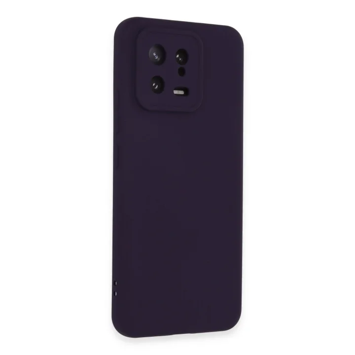 Mey İthalat®  Xiaomi Mi 13 Kılıf Nano içi Kadife Silikon - Mor