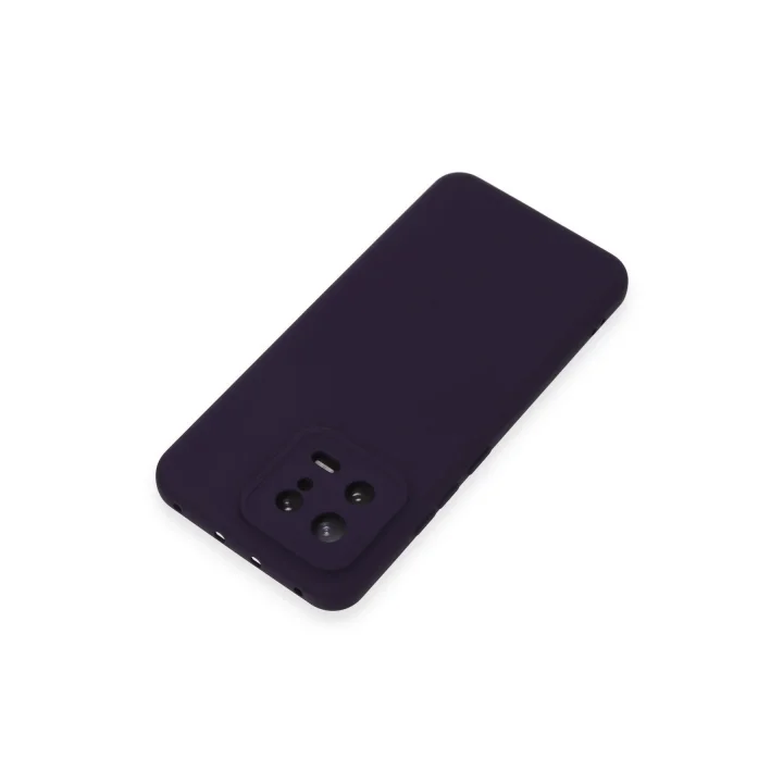 Mey İthalat®  Xiaomi Mi 13 Kılıf Nano içi Kadife Silikon - Mor