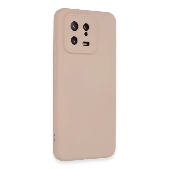 Mey İthalat®  Xiaomi Mi 13 Kılıf Nano içi Kadife Silikon - Pudra