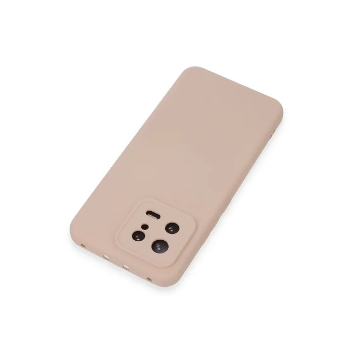 Mey İthalat®  Xiaomi Mi 13 Kılıf Nano içi Kadife Silikon - Pudra